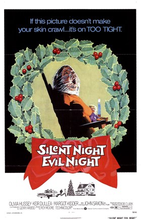Framed Silent Night Evil Night Print