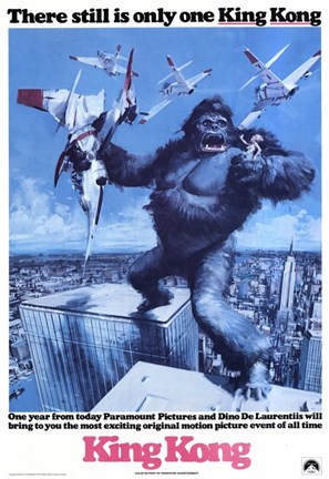 Framed King Kong There is Still Only One King Kong Print