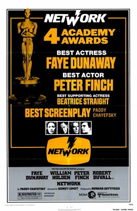 Framed Network 4 Academy Awards Print