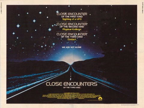 Framed Close Encounters of the Third Kind Road Horizontal Print