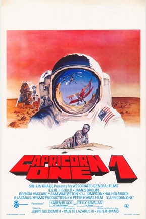 Framed Capricorn One Space Suit Print