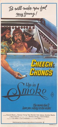 Framed Cheech and Chong's Up in Smoke Cheech Marin Print