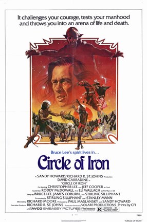 Framed Circle of Iron David Carradine Print