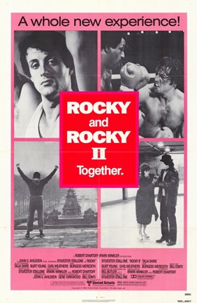 Framed Rocky 2 &amp; Rocky Together Print