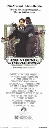 Framed Trading Places Tall Print