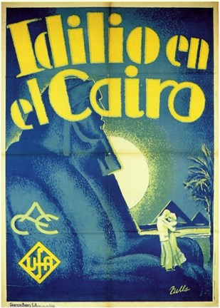 Framed Idilio en el Cairo Print