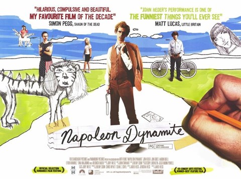 Framed Napoleon Dynamite Horizontal Print