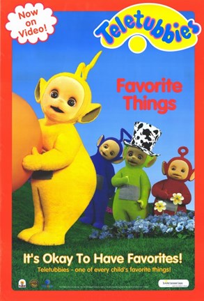 Framed Teletubbies: Favorite Things Print