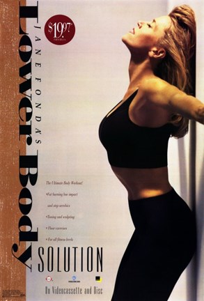 Framed Jane Fonda Print