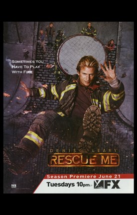 Framed Rescue Me (TV) Play with Fire Print