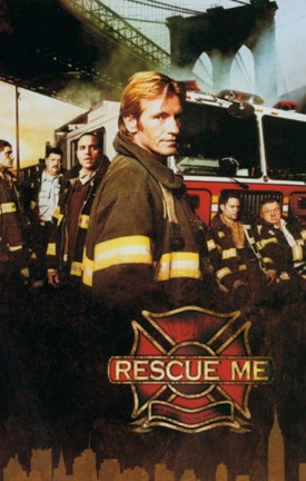 Framed Rescue Me (TV) Cast Print