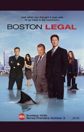 Framed Boston Legal - shark Print