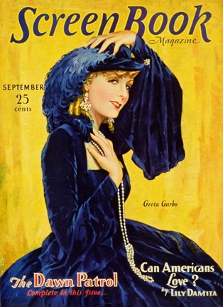 Framed Greta Garbos - Screen Book Print