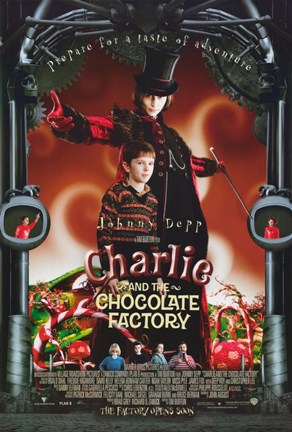 Framed Charlie and the Chocolate Factory Print