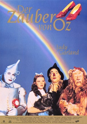 Framed Wizard of Oz Print
