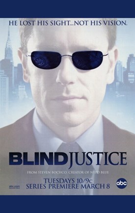 Framed Blind Justice Print