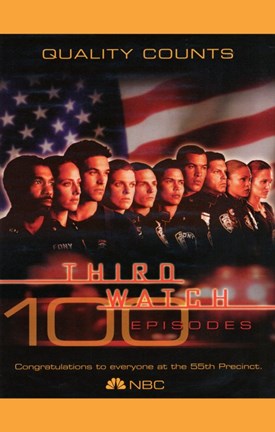 Framed Third Watch - 100 episodes Print