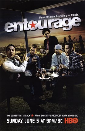 Framed Entourage, style B Print