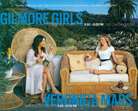 Framed Gilmore Girls - Veronica Mars Print