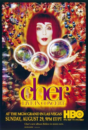 Framed Cher: Live in Concert Print