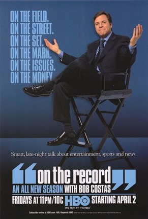 Framed On the Record with Bob Costas Print