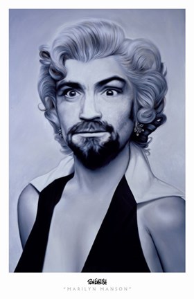 Framed Marilyn Manson Print
