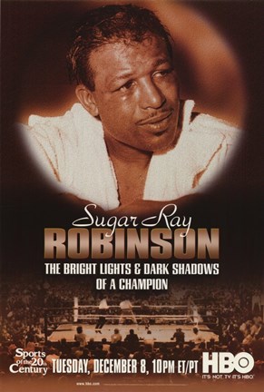 Framed Sugar Ray Robinson: The Bright Lights and Dark Shadows of a Champion Print