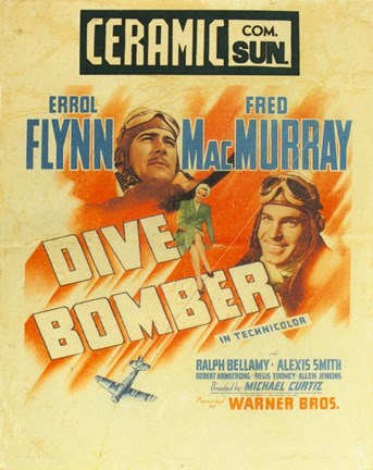 Framed Dive Bomber Print