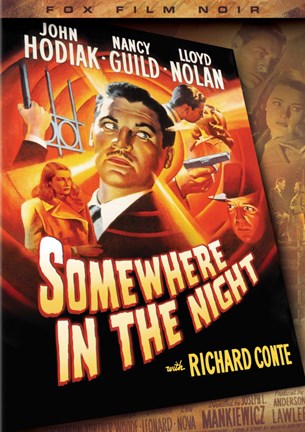 Framed Somewhere in the Night Richard Conte Print