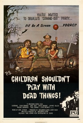 Framed Children Shouldn&#39;t Play With Dead Things Print