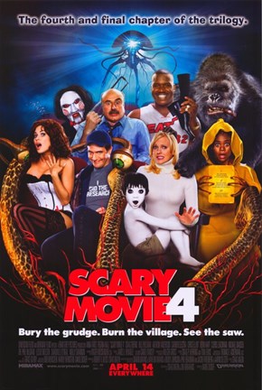 Framed Scary Movie 4 - characters Print