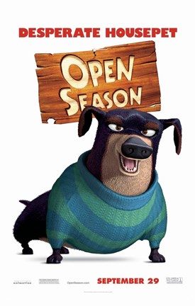 Framed Open Season - desperate housepet Print