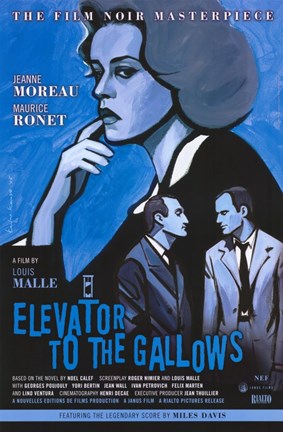 Framed Elevator to the Gallows Print