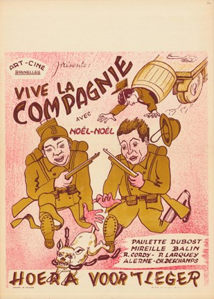 Framed Vive la compagnie Print