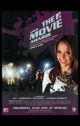 Framed MTV Movie Awards Print