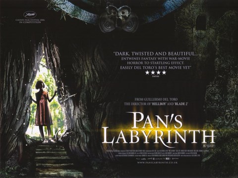 Framed Pan&#39;s Labyrinth - little girl Print