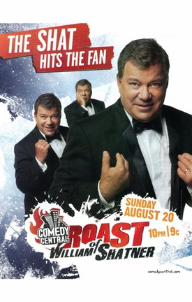 Framed Comedy Central Roast of William Shatner Print
