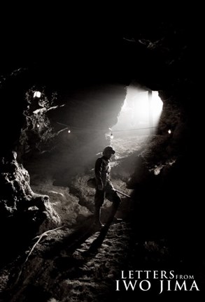Framed Letters from Iwo Jima in Cave Print