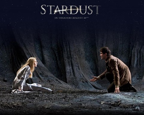 Framed Stardust Claire Danes &amp; Charlie Cox Print