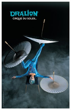 Framed Cirque du Soleil - Dralion, c.1999 (Foot-Juggler) Print