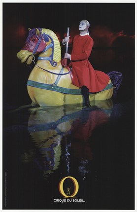 Framed Cirque du Soleil - &quot;O&quot;, c.1998 (horse and comete) Print