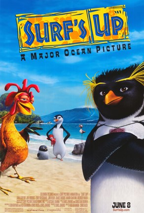 Framed Surf's Up - A Major Ocean Picture Print