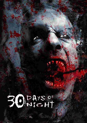 Framed 30 Days of Night Bloody Face Print