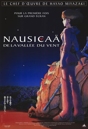 Framed Nausicaa of the Valley of the Winds Print