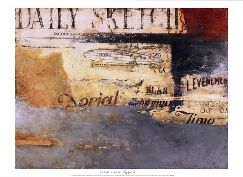 Framed Zeppelin Print