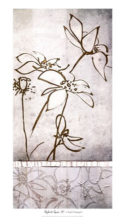 Framed Touch of Spring II Print