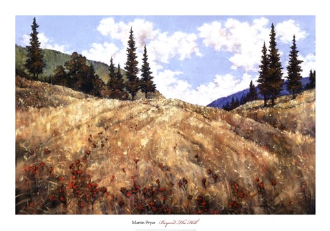 Framed Beyond the Hill Print