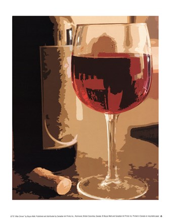 Framed After Dinner Print