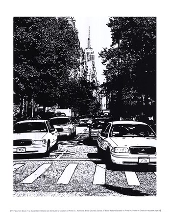 Framed New York Minute I Print