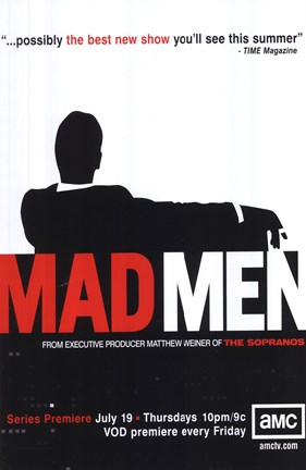 Framed Mad Men (TV) Print